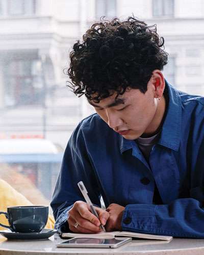 Student Using Educational Resources